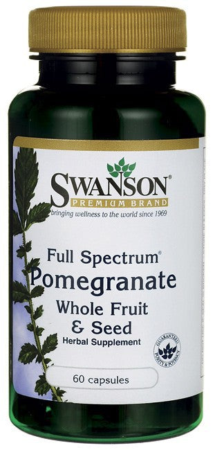 Swanson Premium Full-Spectrum Pomegranate Fruit & Seed 60 Capsules