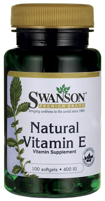 Swanson Vitamin E Natural 400 IU 100 Softgels