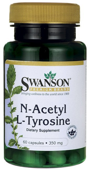 Swanson Premium N-Acetyl L-Tyrosine 350mg 60 Capsules