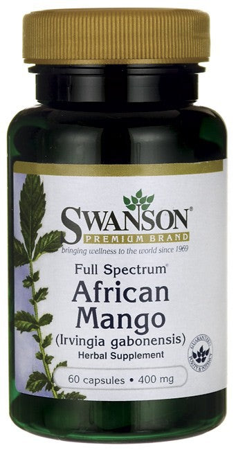 Swanson Premium Full-Spectrum African Mango 400mg 60 Capsules