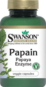 Swanson Premium Papain Papaya Enzyme 100mg 90 Veggie Capsules