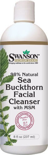 Swanson Premium Sea Buckthorn Facial Cleanser with MSM 237ml 8 fl oz