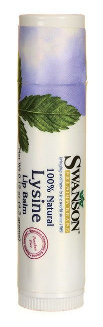 Swanson Premium Lysine Lip Balm, 100% Natural
