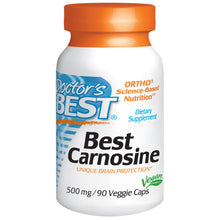 Load image into Gallery viewer, Doctor&#39;s Best, Best Carnosine, 500mg, 90 Veggie Caps