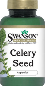 Swanson Premium Celery Seed 500mg 180 Capsules - Supplement