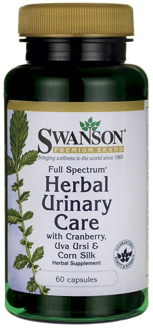 Swanson Premium Full-Spectrum Herbal Urinary Care 60 Capsules