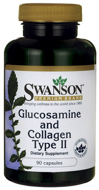 Swanson Premium Glucosamine and Collagen Type II 90Caps