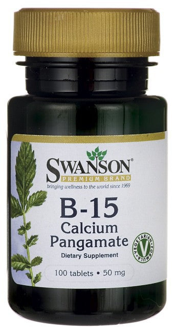 Swanson Premium B-15 Calcium Pangamate 50mg 100 Tabs