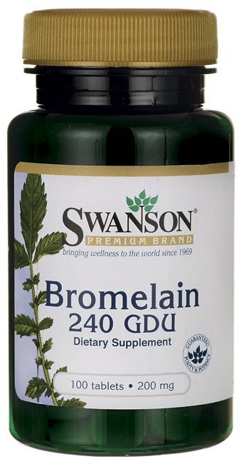 Swanson Premium Bromelain 200mg 100 Tablets