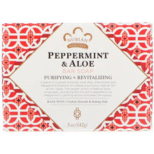 Load image into Gallery viewer, Nubian Heritage Peppermint &amp; Aloe Bar Soap 5 oz (142g)