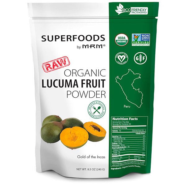 MRM RAW Organic Lucuma Fruit Powder 8.5 oz (240g)