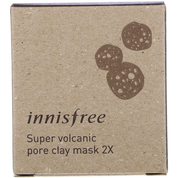 Innisfree Super Volcanic Pore Clay Mask 2X 3.38 oz (100ml)