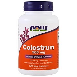 Now Foods Colostrum 500mg 120 Veggie Caps