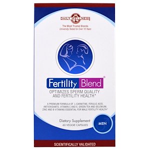 Daily Wellness Company Fertility Blend Men 60 Veggie Caps