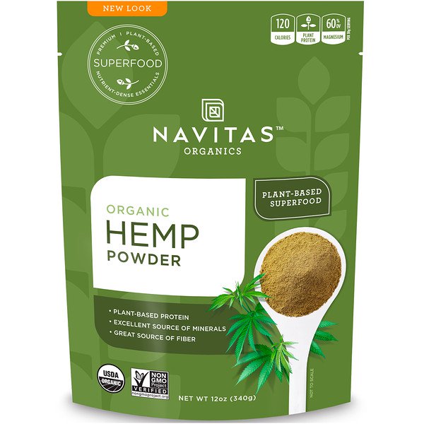 Navitas Organics Organic Hemp Powder 12 oz (340g)