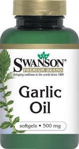 Swanson Premium Garlic Oil 500mg 250 Softgels