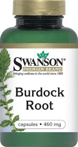 Swanson Premium Burdock Root 460mg 100 Capsules
