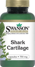 Load image into Gallery viewer, Swanson Premium Shark Cartilage 750mg 250 Capsules