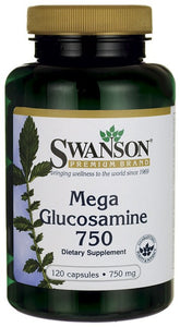 Swanson Mega Glucosamine 750 Mg 120 Capsules - Dietary Supplement