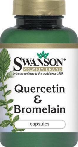 Swanson Premium Quercetin & Bromelain 250/78mg 100 Capsules