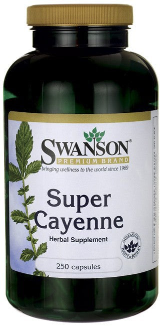 Swanson Premium Super Cayenne 250 Capsules 100,000HU