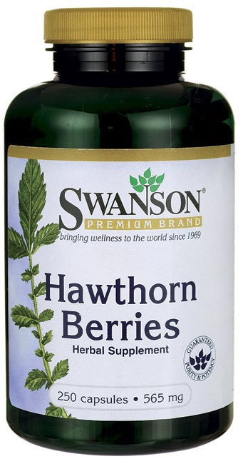 Swanson Premium Hawthorn Berries 565mg 250 Capsules