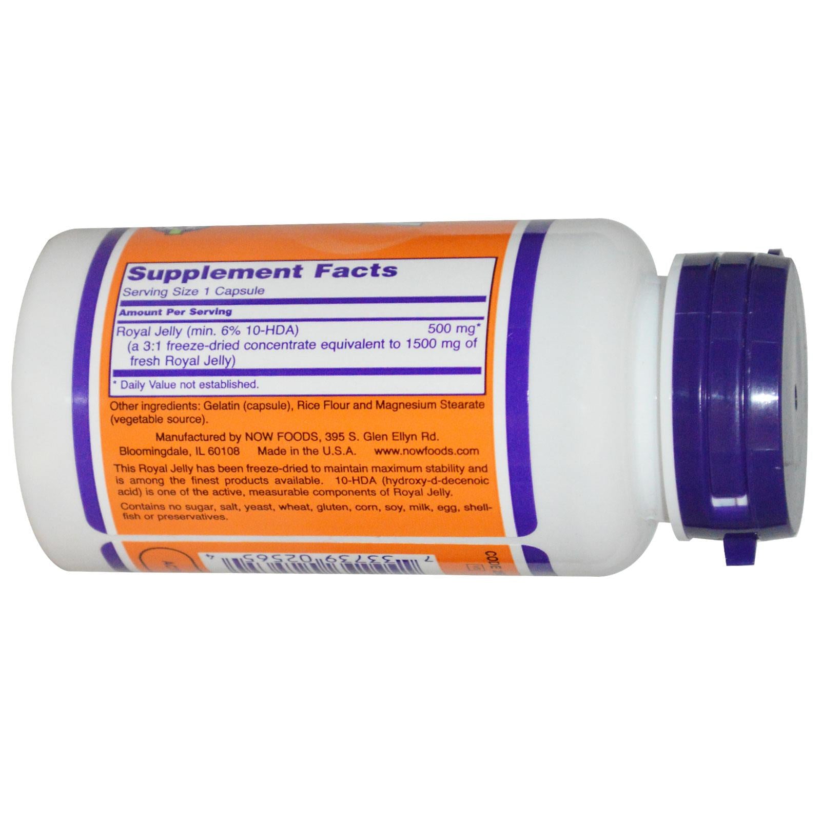 Now Foods, Royal Jelly, 60 Capsules