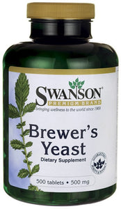 Swanson Premium Brewer's Yeast 500mg 500 Tablets