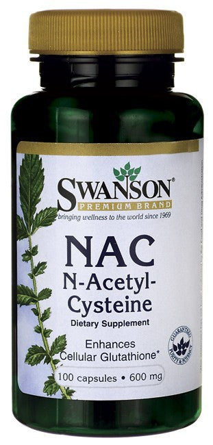 Swanson N-Acetyl Cysteine 600Mg 100 Caps - Dietary Supplement