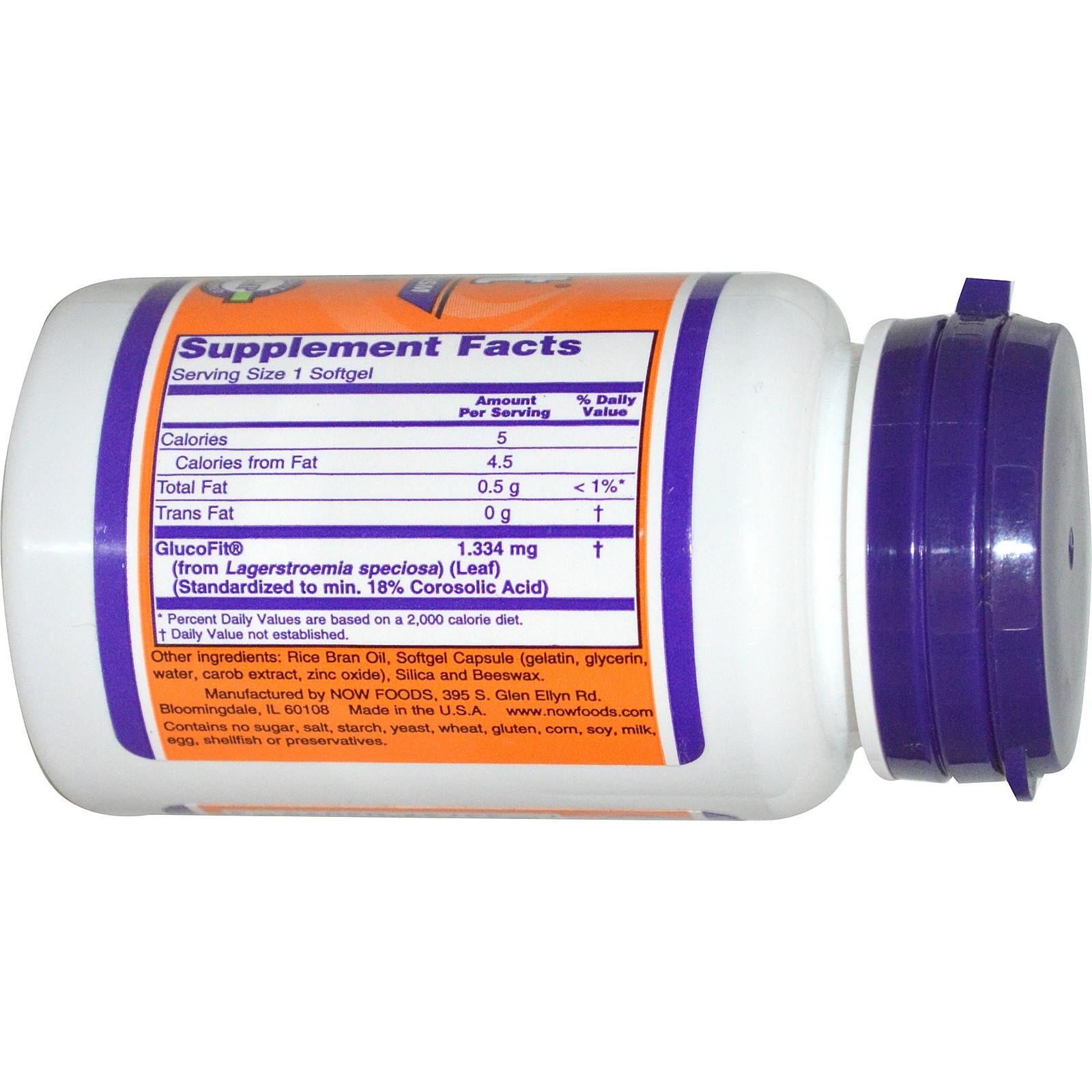 Now Foods, GlucoFit, 60 Softgels ... VOLUME DISCOUNT