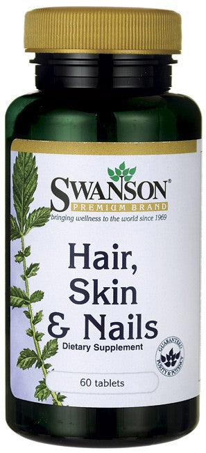 Swanson Premium Hair, Skin & Nails 60 Tablets - Dietary Supplement