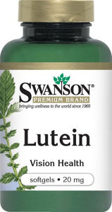 Swanson Premium Lutein 20mg 60 Softgels