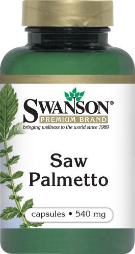 Swanson Premium Saw Palmetto 540mg 100 Capsules - Dietary Supplement