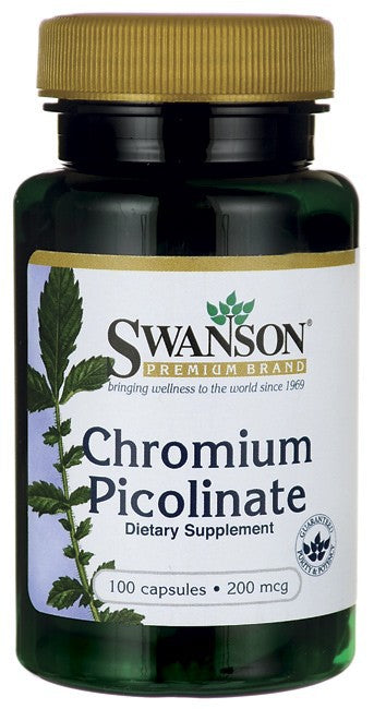 Swanson Chromium Picolinate 200 Mcg 100 Capsules