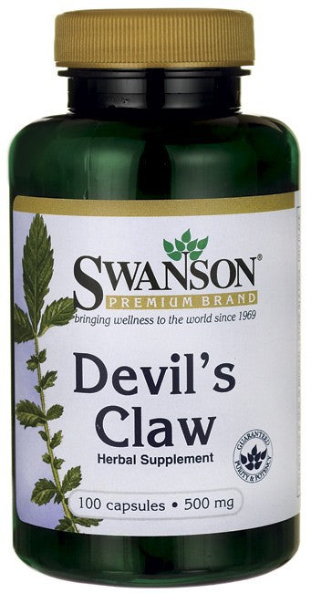 Swanson Premium Devil's Claw 500mg 100 Capsules