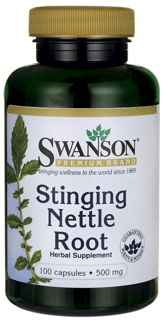 Swanson Premium Stinging Nettle Root 500mg 100 Capsules - Supplement