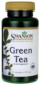 Swanson Green Tea 500mg 100 Capsules