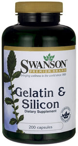 Swanson Premium Gelatin & Silicon Combo 200 Capsules