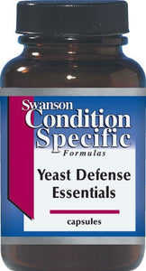 Swanson Condition Specific Formulas Yeast Defense Essentials 120 Capsules