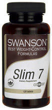 Load image into Gallery viewer, Swanson Best Weight-Control Formulas Slim 7 120 Tablets