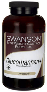 Swanson Best Weight-Control Formulas Glucomannan + 300 Capsules