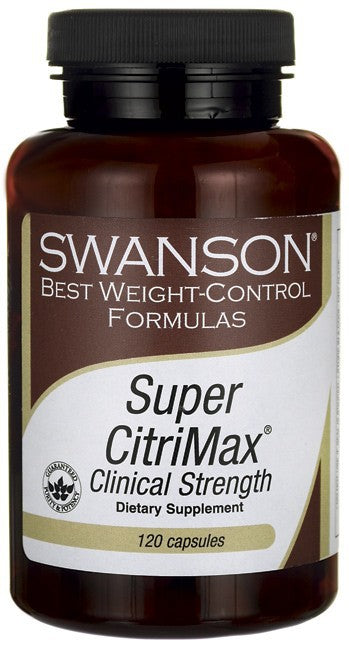 Swanson Best Weight-Control Formulas Super Citrimax Clinical Strenth Garcinia Cambogia Complex 120 Capsules