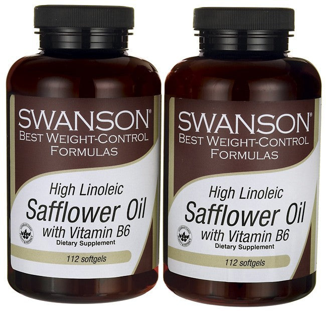 Swanson Best Weight-Control Formulas High Linoleic Safflower Oil with Vitamin B6 224 Softgels