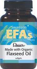 Load image into Gallery viewer, Swanson EFAs Flaxseed Oil (OmegaTru) 1000mg 100 Softgels