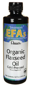 Swanson EFAs Flaxseed Oil (OmegaTru) 474ml - Health Supplement