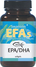 Load image into Gallery viewer, Swanson EFAs EcOmega EPA/DHA Fish Oil 180/120mg 120 Softgels