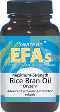 Load image into Gallery viewer, Swanson EFAs Maximum Strength Rice Bran Oil Oryzan 1000mg 90 Softgels