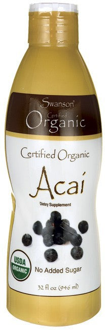 Swanson Organic Certified Organic Acai 946ml
