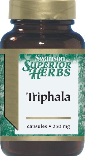Swanson Superior Herbs Triphala Standardised 250mg 120 Capsules