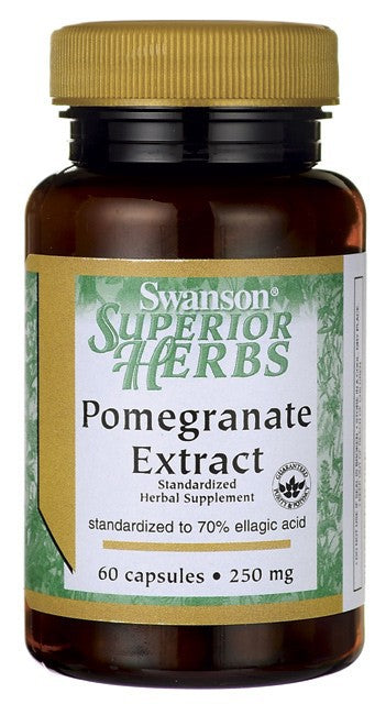 Swanson Superior Herbs Pomegranate Ext 250 Mg 60 Caps